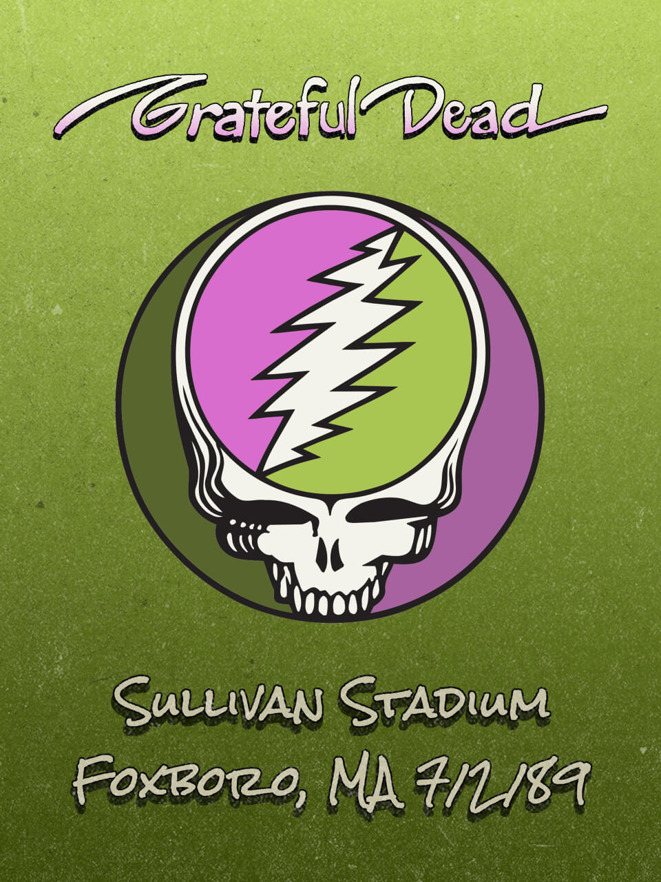 Grateful Dead - Foxboro, MA 7/2/89